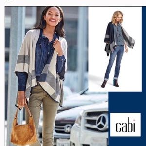 Cabi reversible poncho wrap
